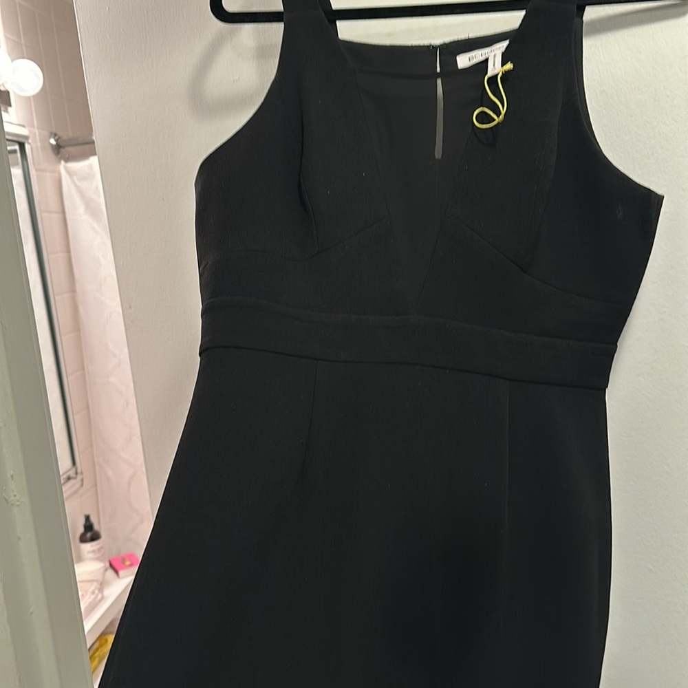 BCBG black cocktail dress! With sheer V neck - Picture 6 of 6